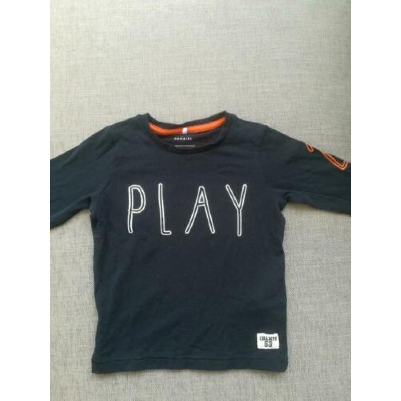 Name it longsleeve 86 donkerblauw ongedragen