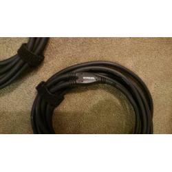 Cordial insert kabels stereo jack naar XLR male en female