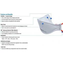 10x 3M 1863 FFP3 anti coronavirus facemask