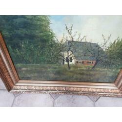 Groot schilderij antiek