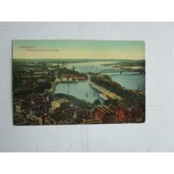 Ansichtkaart Dordrecht panorama van af de groote kerk