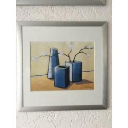 Set van 4 ingelijste posters van Yves Blanc