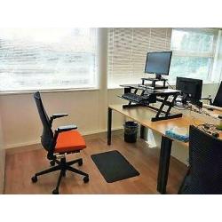 Ergonomische zit sta module verhoger bureau dynamisch staan