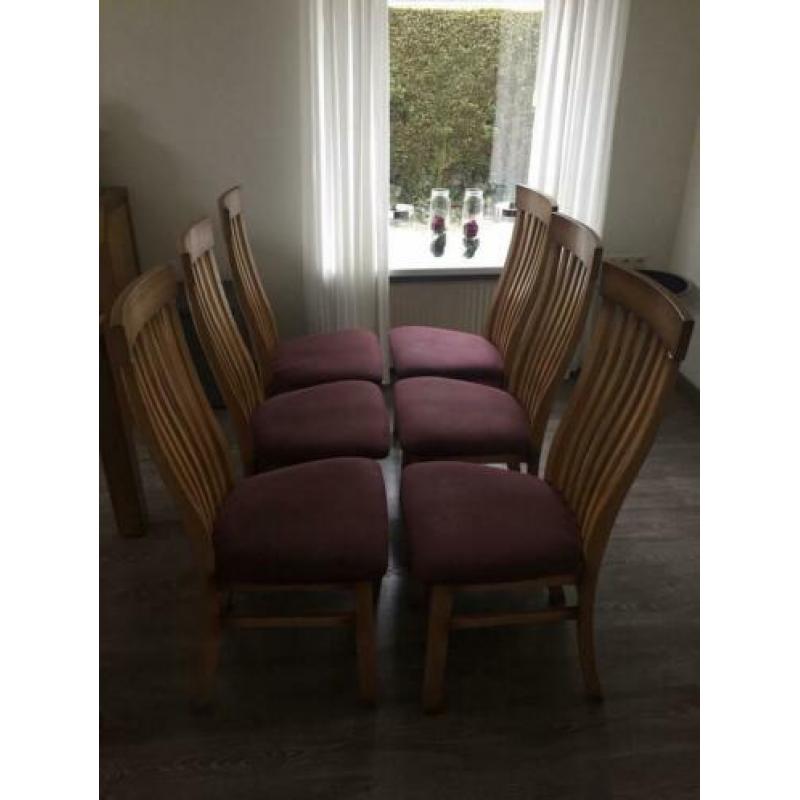 Eetkamer stoelen 6x