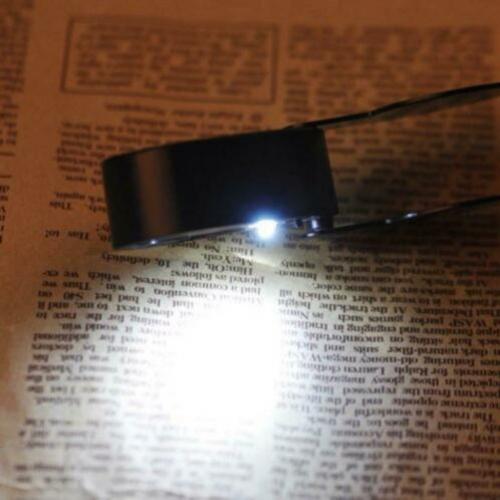 Loep Vergrootglas Loupe LED verlichting vergroot 40X zwart