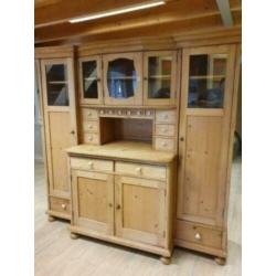 *ACTIE* Mooie Oud Grenen Buffetkast / Raketkast (2435B)