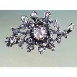 Roosdiamanten broche Johan Roozendaal