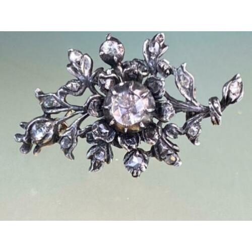 Roosdiamanten broche Johan Roozendaal
