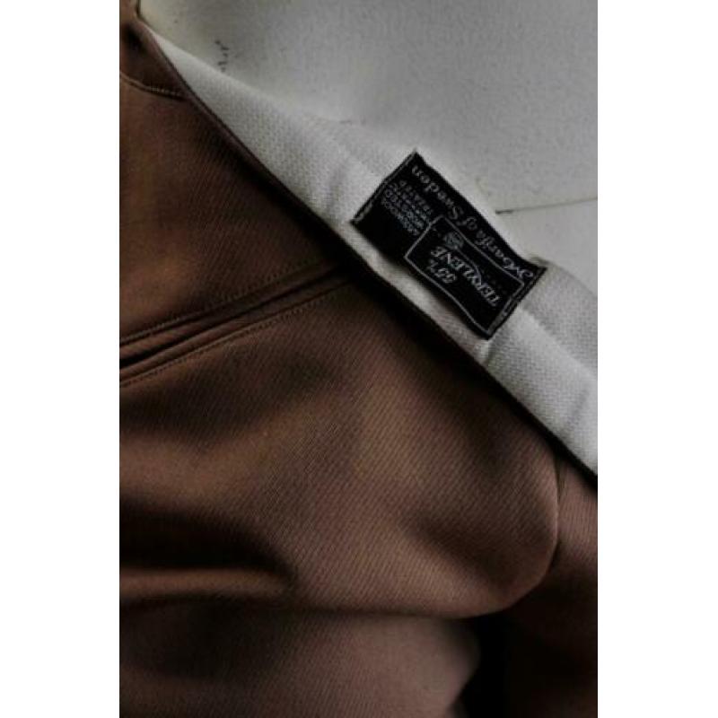 Vintage split hem broek van wol