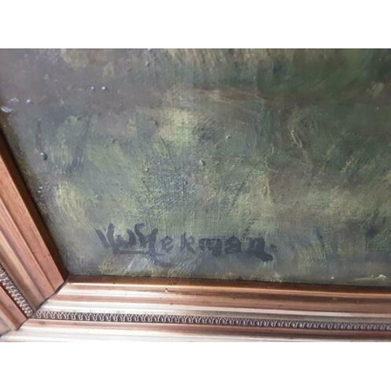 Groot schilderij antiek