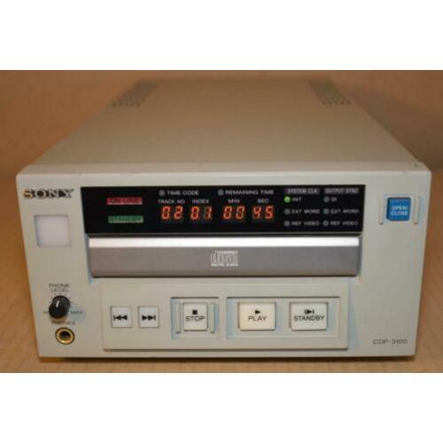 Sony CDP-3100 Pro Time Code CD Player