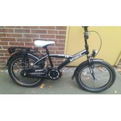 Spirit Alpha zwarte jongensfiets 20 inch