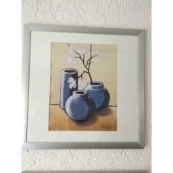 Set van 4 ingelijste posters van Yves Blanc