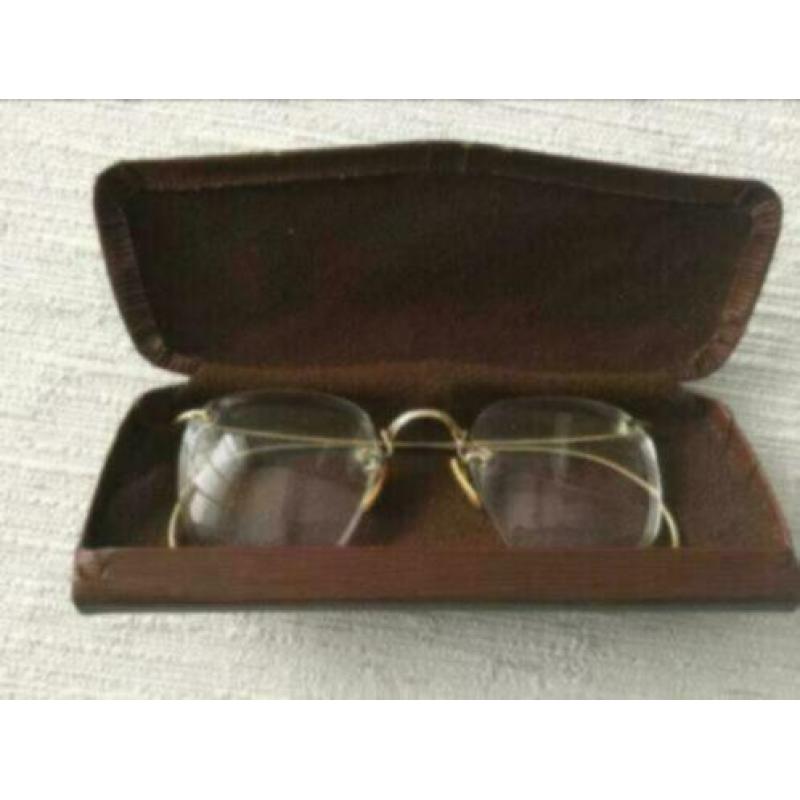 3 x bijzonder mooie vintage brillen, verzamelen, toneel ed.