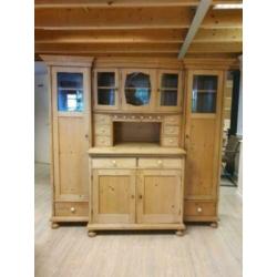 *ACTIE* Mooie Oud Grenen Buffetkast / Raketkast (2435B)