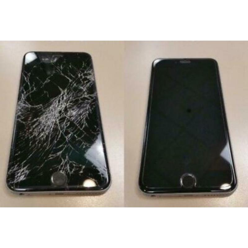 iPhone scherm reparatie Locatie barst kapot 8 7 6s 6 5s X XR