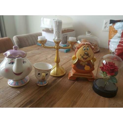 Complete set disney Beauty and the Beast primark