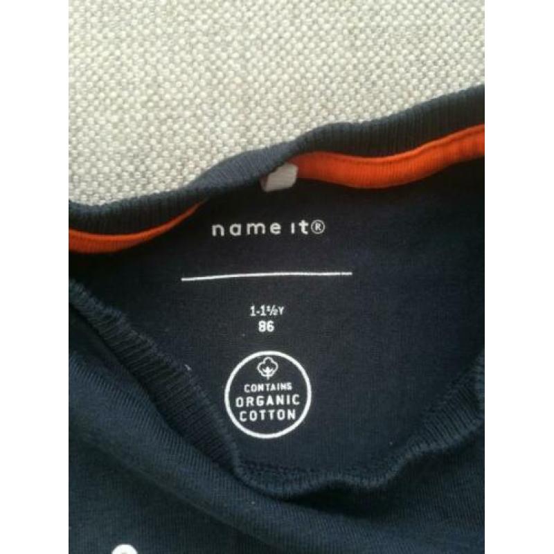 Name it longsleeve 86 donkerblauw ongedragen