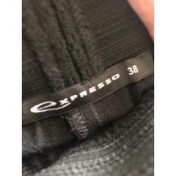expresso broek maat 38 zwart