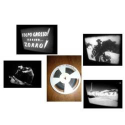 x 8mm film 3x Zorro Laurel & Hardy & Begasi- zw/w - 50mtr -