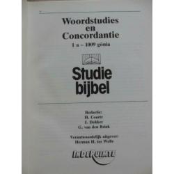 Studiebijbel - Woordstudies en Concordantie 1 a - 1009 gonia