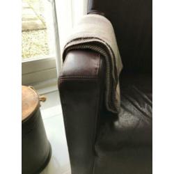 fauteuil Bruin Leder 2 stuks