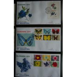 St. Maarten, 1e dag envelop, E1 t/m E6-E6X-E6Y-E6XC-E7