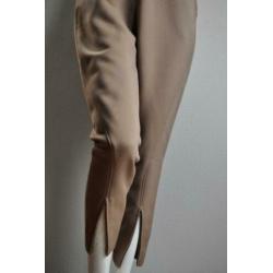 Vintage split hem broek van wol