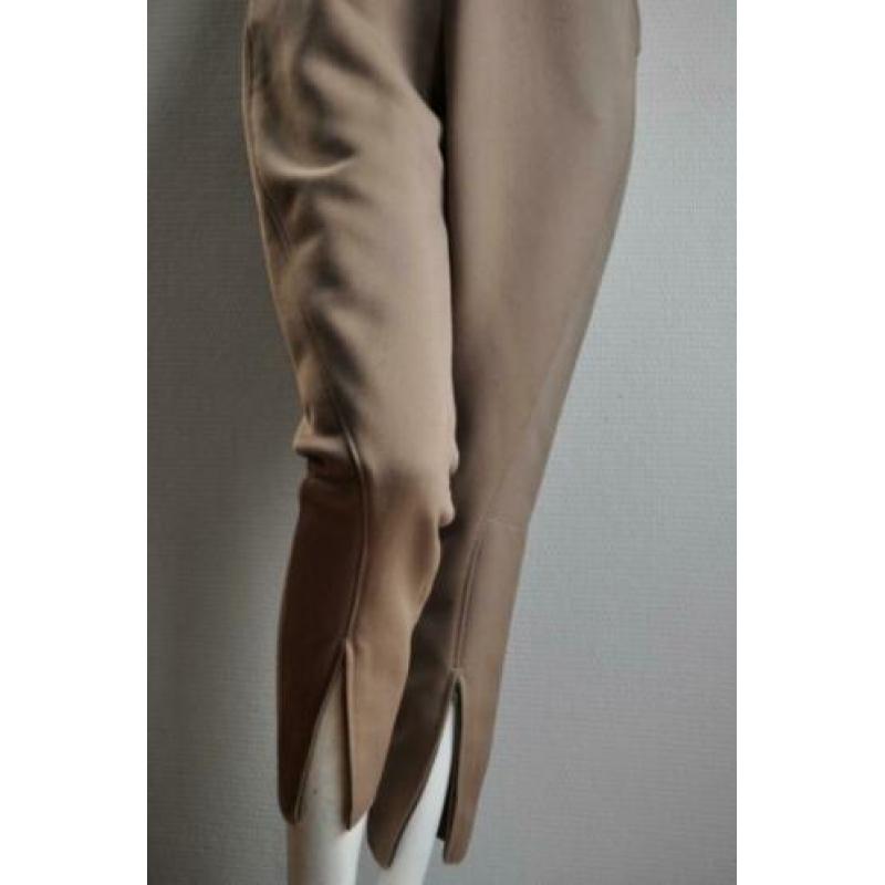 Vintage split hem broek van wol