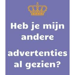 Lap retro zwart blad stof nieuw uit grootmoeders kast