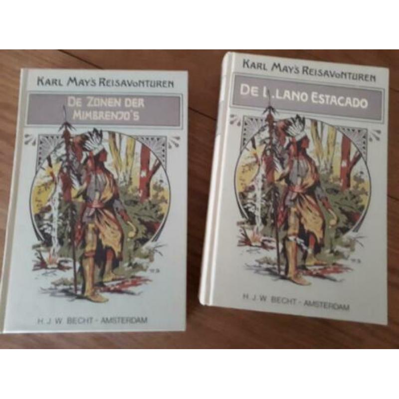 2 oude boeken van Karl May