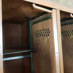 2 unieke lockers / kluisjes / fabrieks kasten kleding locker