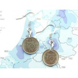 Oorbellen dubbeltje 1983 - 1984 - 1985 - 1986 - 1987 - 1988