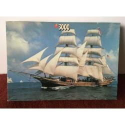 Puzzel 3000 stukjes Jumbo, tall ship