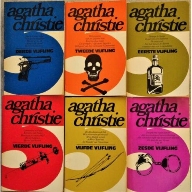 Agatha Christie vijflingen compleet 27 delen