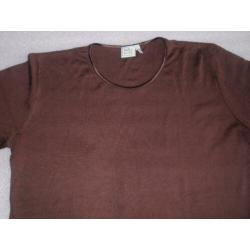 Maat 44/46 - m&s mode - bruin korte mouw tshirt