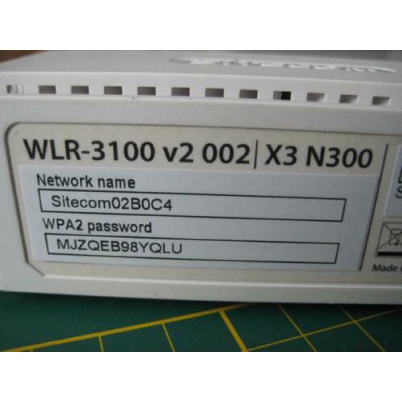 Sitecom Wifi-N router WLR-3100 v2 002 | X3 N300