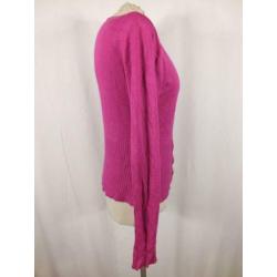Roze damesvest.Katoen+stretch.Mt S.Merk Zilch