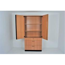 Houten Archiefkast 206,5x100x44cm €125,- ex