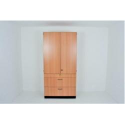 Houten Archiefkast 206,5x100x44cm €125,- ex