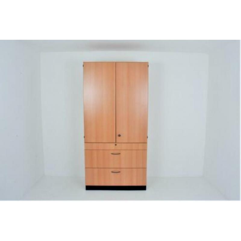 Houten Archiefkast 206,5x100x44cm €125,- ex