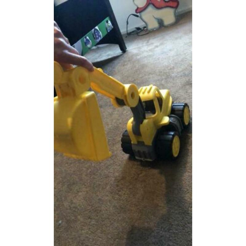 Grote plastic kraanauto NIEUW!