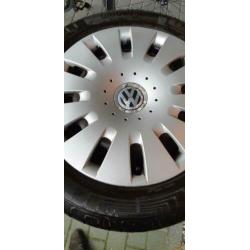 Velgen + zomerbanden VW polo