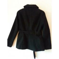 Winterjas zwart maat 40