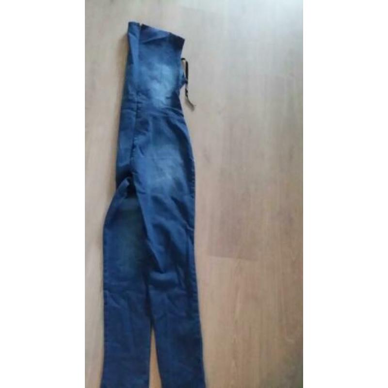 Q3 jeans jumpsuite maat s/m 36