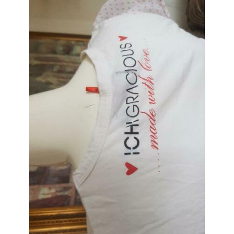 ichi wit shirt maat 38 nieuwstaat