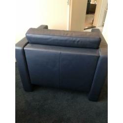 Fauteuil design blauw merk Jori