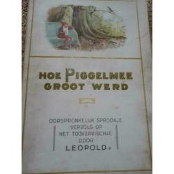 Twee zeer oude sprookjesboeken Piggelmee en Toovervischje