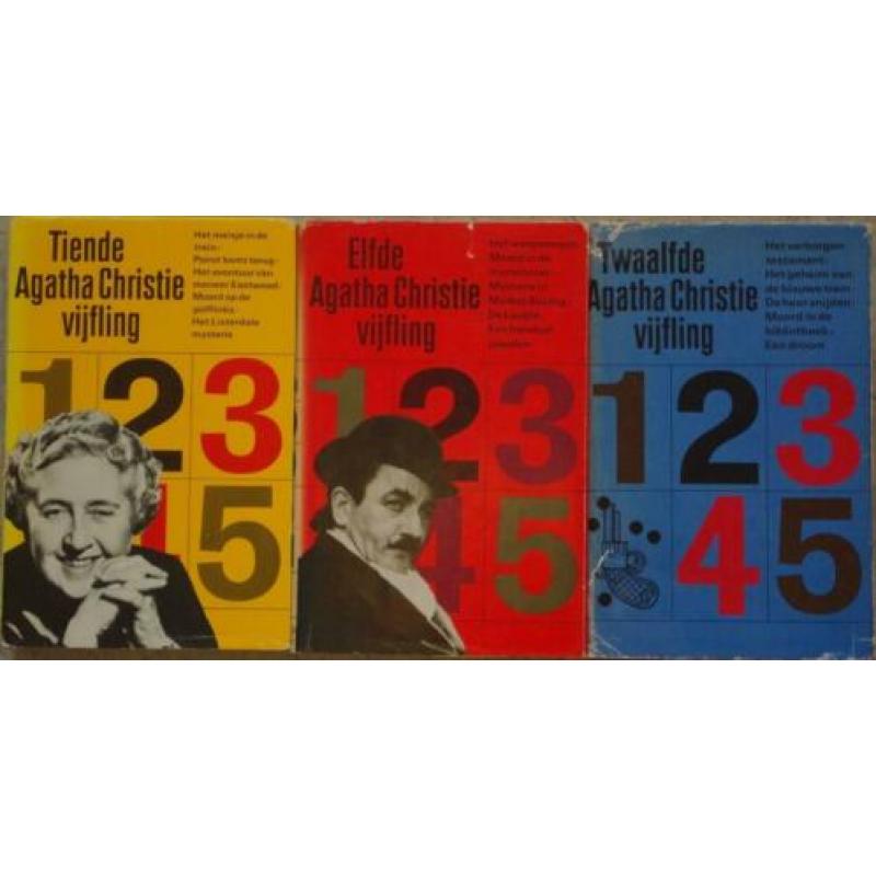 Agatha Christie vijflingen compleet 27 delen
