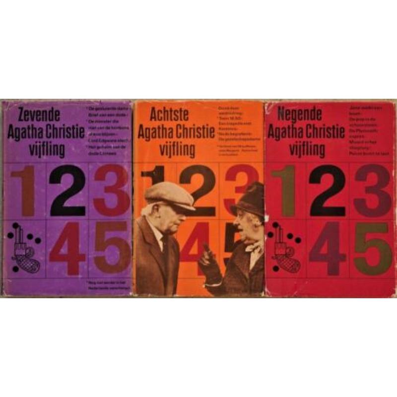 Agatha Christie vijflingen compleet 27 delen
